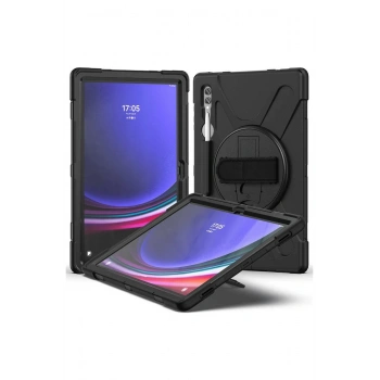 Samsung Galaxy X930 Tab S11 Ultra 14.6 Kılıf Amazing Tablet Kapak - Siyah