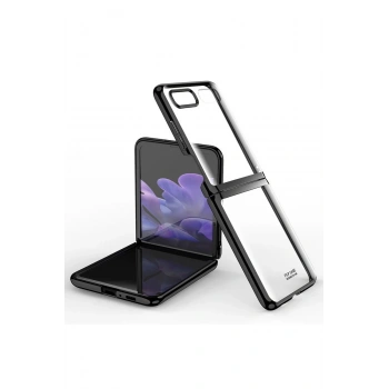 Samsung Galaxy Z Flip 4 Kılıf Fold Element Kapak - Siyah
