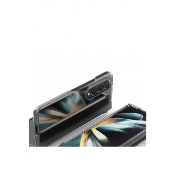 Samsung Galaxy Z Fold 3 Kılıf Fold TPU Silikon - Şeffaf