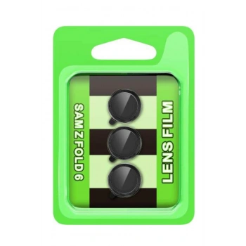 Samsung Galaxy Z Fold 6 Raze Metal Kamera Lens - Siyah