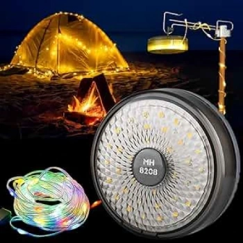 Şarjlı 10 Metre Kamp Lambası Led Işık