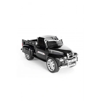 Şarjlı Nostaljik Çalar Kamyon Bluetooth Fm Radyo Tf Mp3 Siyah