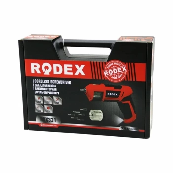 ŞARJÖRLÜ MODEL 12PCS BİTS UÇ ŞARJLI VİDALAMA- TORNAVİDA RPM 2303.6V DC-1.5A Lİ-ION1/4 İNÇ 6.35MMPLS.ÇANTA RDX-331 (4887)