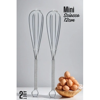 Sciacca Mini Çırpıcı Çelik 2 adet