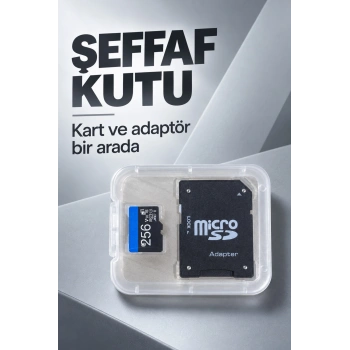 SD Adaptörlü 256 GB Micro SD Bellek Kartı
