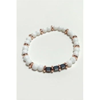 Sedef Doğaltaş Bileklik 6 mm