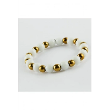 Sedef Hematit Doğaltaşlı Bileklik