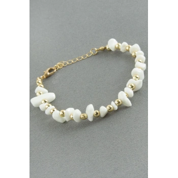 Sedef Kırık Doğaltaş Bileklik