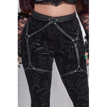 Seksi Deri Jartiyer Harness - Brf956