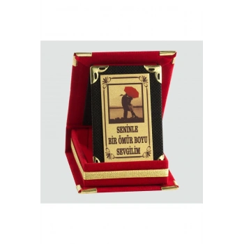 Seninle Bir Ömür Boyu Sevgilim Plaketi