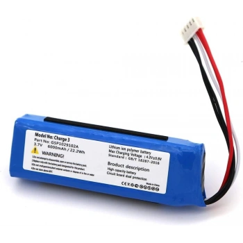 Sertec JBL Charge 3 uyumlu 3.7v 6000 mah Soketli Batarya