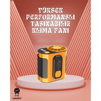Sessiz Turbo Fan – Kamp, Spor, Ofis İçin Taşınabilir Mini Soğutucu