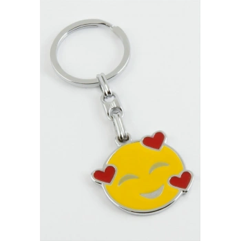 Sevimli Emoji Metal Anahtarlık