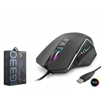 Shooter Gaming Mouse 6400 Dpi Rgb - Si̇yah G330