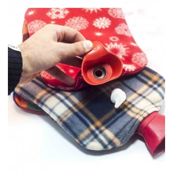 Sıcak Su Torbası 2 Litre Polar Kılıflı Termofor (4887)