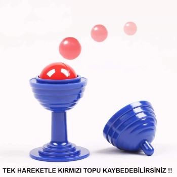 Sihirli Mavi Renk Kupa Oyunu Top Kaybeden Gizemli Kupa (4887)