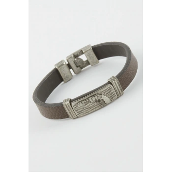 Silah Suni Deri Bileklik