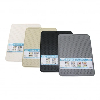 SİLİKON ÇOK AMAÇLI SERVİS MATI AMERİKAN SERVİS - BULAŞIK ALTLIK - NİHALE 30X40CM (4887)