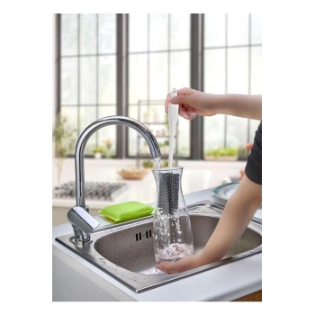 Silikon Şişe Biberon Konserve Kavanoz Matara Temizleme Fırçası Çok Amaçlı Temizleme Fırçası Bpa Free (4887)