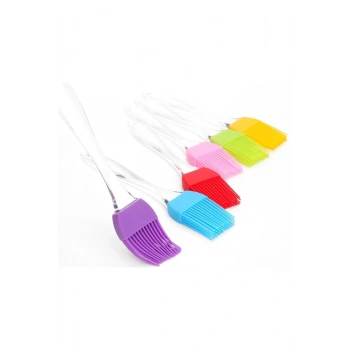 Silikon Yumurta Hamur Fırçası, Silikon Uçlu Yumurta Fırçası Renkli 1 Adet -Alk-374