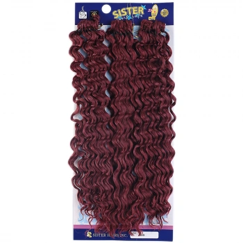 Sister Afro Dalgası Saç - Kızıl Bug