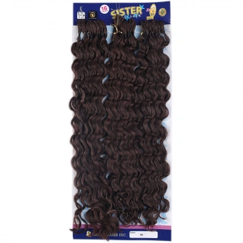 Sister Afro Dalgası Saç - Koyu Kahve 33