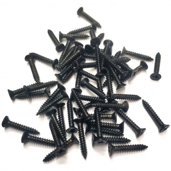 Siyah 1000 Adet Klips Vidası 2,2x13 mm YHB - Konik Başlı Kutu, Sandık, Ayak, Askı,  Mini Vida