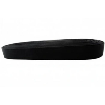 SİYAH - 2CM PAÇA LASTİK YASSI GENİŞ 10MT (4887)