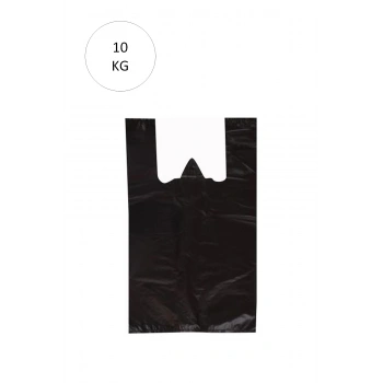 Siyah Atlet Poşet Mini Boy 20x34 cm Takriben 2.350 Adet 10 Kg