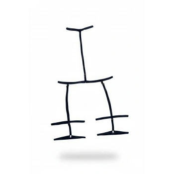 Siyah Body Harness Ayarlanabilir Uyluk Kemerli - Brf150