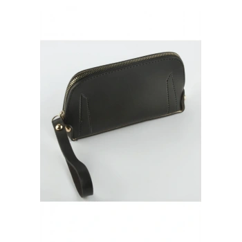 Siyah Dikdörtgen Deri Cüzdan