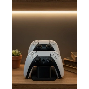 Siyah İkili Gamepad Tutucu 7x18 Cm Oyun Aksesuarı