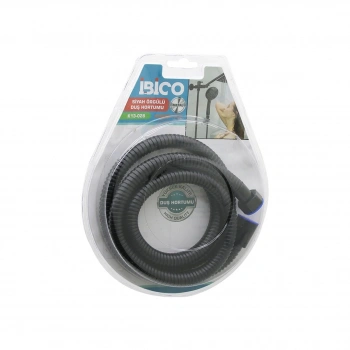 SİYAH METAL  ÖRGÜLÜ DUŞ HORTUMU  1.5MT   VAKUMLU AMBALAJ  ANTİ TWİST=DOLANMAZ-KIVRILMAZ-KOPMAZ (4887)