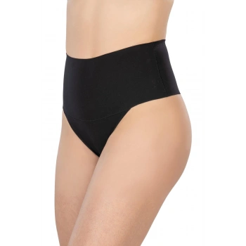 MARSİLYAN™ SİYAH MI 2806 Lazer Kesim Yüksek Bel İz Yapmaz String