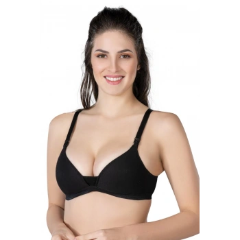 MARSİLYAN™ SİYAH MI  1422 Modal Cotton Kaplı Emzirme Sütyen