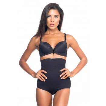 MARSİLYAN™ SİYAH MI  2079 Yüksek Bel Desenli Double Slip Korse