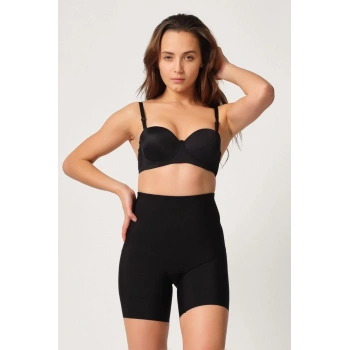 MARSİLYAN™ SİYAH MI  2816 Yüksek Bel Boxer Lazer Korse