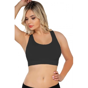 MARSİLYAN™ SİYAH MI  4027 Seamless Tül Pedli Toparlayıcı Büstiyer