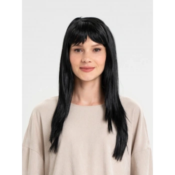 Siyah Renk Uzun Parti Peruğu (4887)