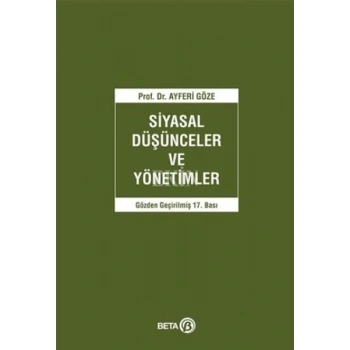 Siyasal Düşünceler ve Yönetimler
