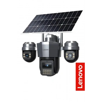 Smart Solar 4G Sim Kartlı Ip Güvenlik Kamerası 3 Lens 3X3Mp Aov Ptz W14CZ