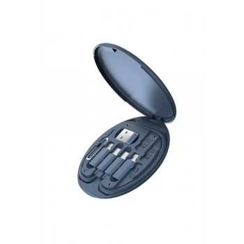 SN06 3in1 Kablo ve Kart Düzenleyici - Mavi