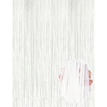 Soft Beyaz Renk Duvar ve Kapı Perdesi İthal 100x200 cm