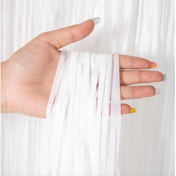 Soft Beyaz Renk Duvar ve Kapı Perdesi İthal 100x200 cm