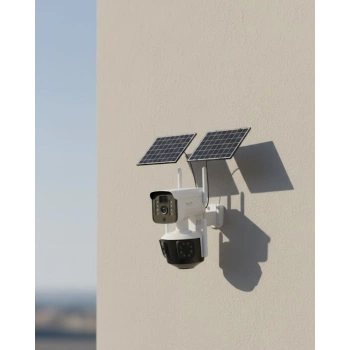 Solar Enerjili 4g Kablosuz Güvenlik Kamerası 12000mah Bataryalı