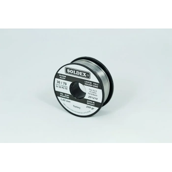 Soldex 30-70 Lehim Teli 200 Gr 1,6 mm Sn:30 - Pb:70