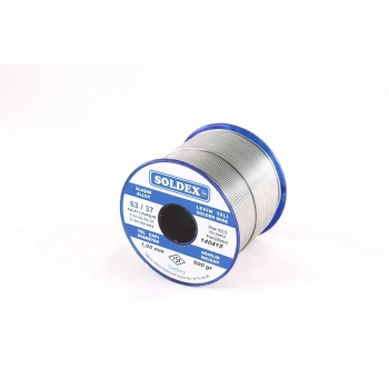 Soldex 63-37, 500 Gr 3 mm - Pastasız Vitray Lehim Teli, Sn:63 - Pb:37