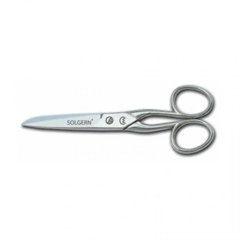 Solgern 232-5 İplik ve Kumaş Temizleme Makası No: 5 inç / 12,70 cm - Nikel Kaplama