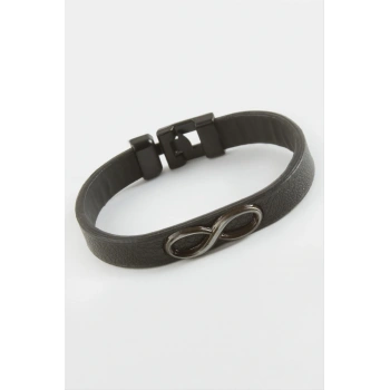 Sonsuzluk Kaliteli Suni Deri Bileklik