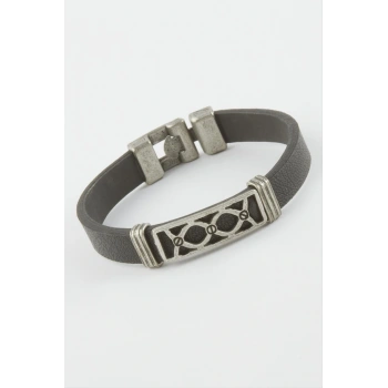 Sonsuzluk Suni Deri Bileklik